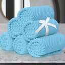 Thumbnail principal de VOOVA & MOVAS Blue Washcloths 6PC Large 13" x 13" 🧼