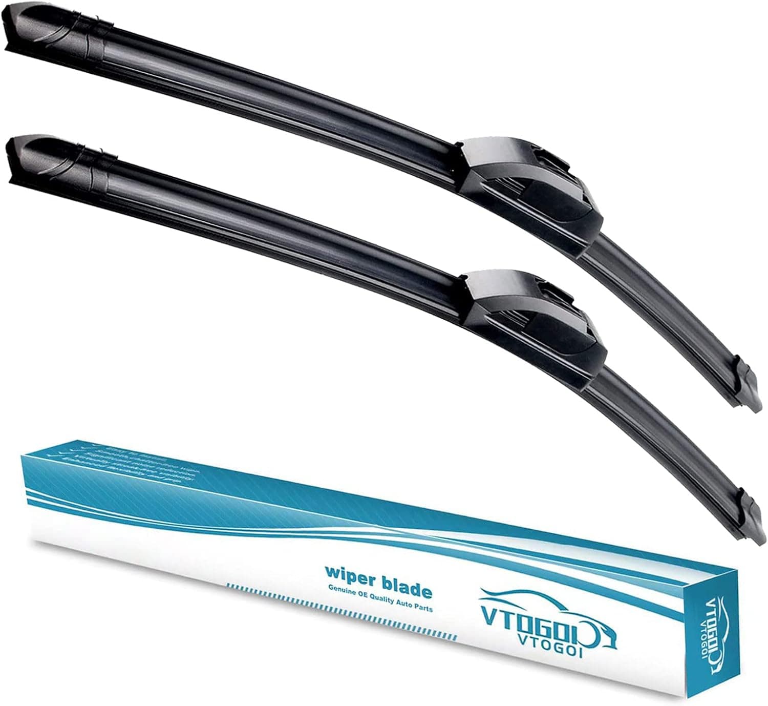 VTOGOI OEM Quality 24" + 18" Windshield Wiper Blades 🚗