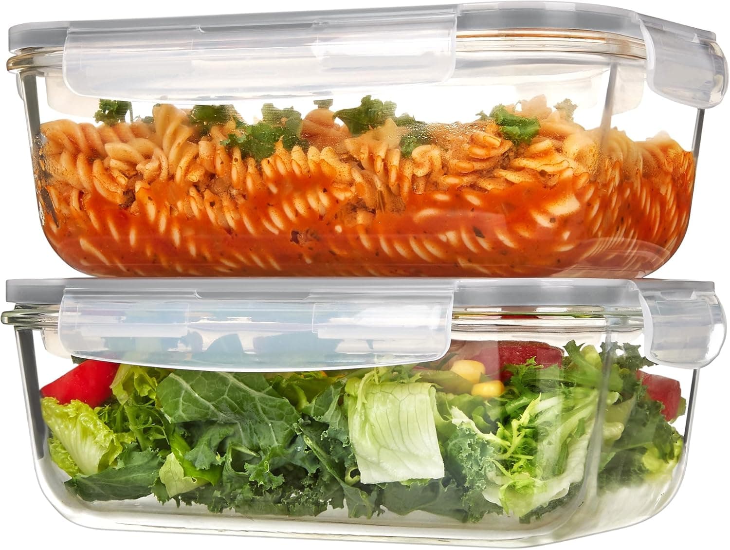 Vtopmart 2-Pack 1860ml Glass Storage Containers ⚙️