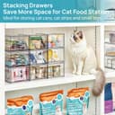 Thumbnail 5 de Vtopmart 2 Pack Clear Stackable Storage Drawers 🗄️