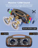 Thumbnail 1 de VUOPAX Portable Bluetooth Speaker 200W Peak 📢