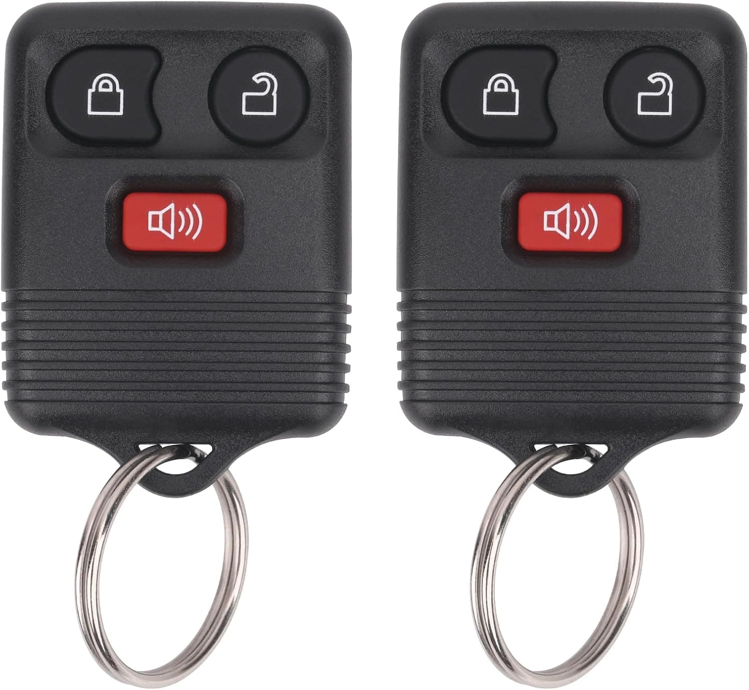 Vurkcy CWTWB1U331 3-Button Key Fob Pack of 2 🔑