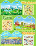 Thumbnail 3 de Walenced Reusable Sticker Book for Toddlers 🎨