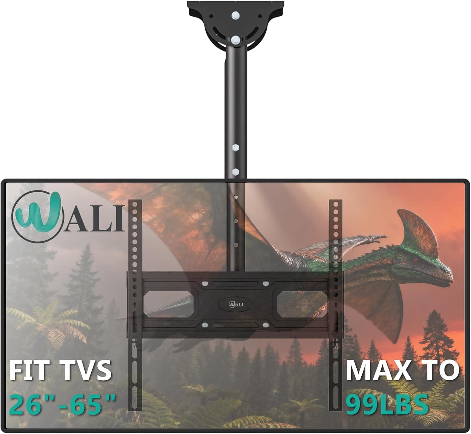 WALI CM2665-P Ceiling TV Mount 26–65 inch 📺