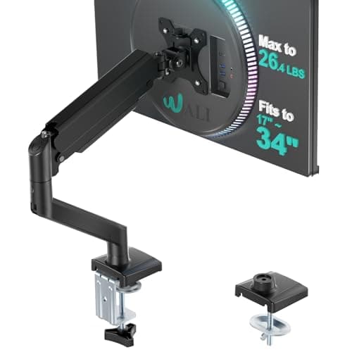 WALI GSMP001N Monitor Arm for 17–34" Screens 📺