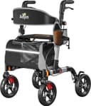 Thumbnail principal de Walkers for Seniors Rollator Walker with Seat 350 lb 🚶♂️