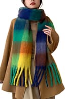 Thumbnail 5 de Wander Agio Winter Women Warm Scarf — Long Plaid 🧣