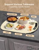 Thumbnail 4 de Warming Mat for Food 7-Setting Electric Tray 🍽️