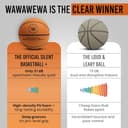 Thumbnail 5 de WAWAWEWA The Official Silent Basketball 29.5" 🏀