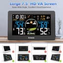 Thumbnail 1 de Weather Station Wireless Indoor Outdoor 7.5'' Display 🌤️