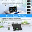 Thumbnail 4 de Weather Station Wireless Indoor Outdoor 7.5'' Display 🌤️