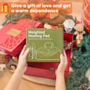 Thumbnail 4 de Weighted Heating Pad 9-Heat Options, Grey 🔥