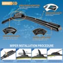 Thumbnail 2 de Wenyant 24" + 18" Jeep Compass wiper blades 🧰