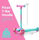 Thumbnail 3 de 3 Wheel Scooter for Kids LED Light-Up Wheels 🛴