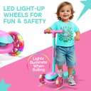 Thumbnail 5 de 3 Wheel Scooter for Kids LED Light-Up Wheels 🛴