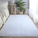 Thumbnail 3 de White Shag Area Rug 5x8 for Living Room 🏠