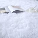 Thumbnail 4 de White Shag Area Rug 5x8 for Living Room 🏠
