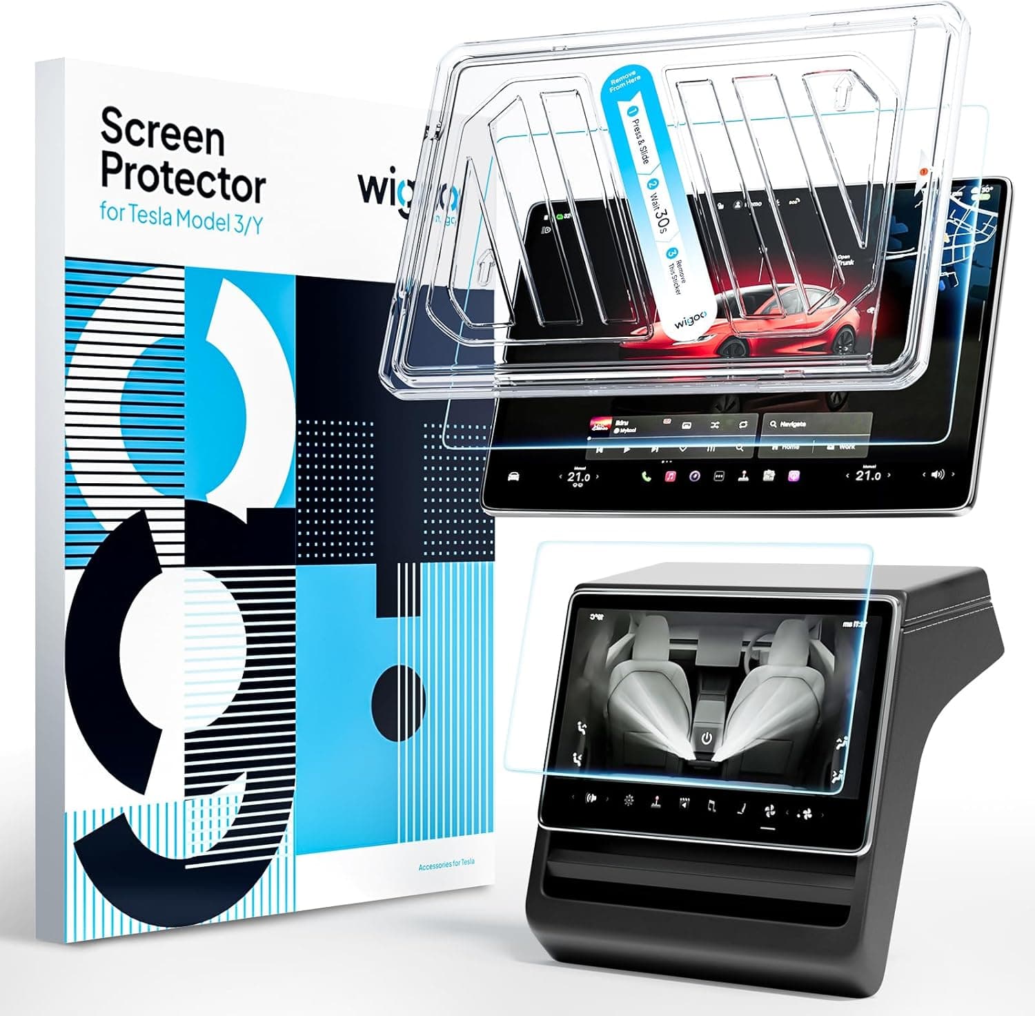 Wigoo Tesla Model 3 (2024) Matte Screen Protector 📷