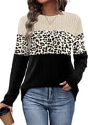 Thumbnail 6 de WIHOLL Color Block Sweater for Women 🧥