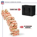 Thumbnail 1 de Wild Sports NFL Giant Stacking Wooden Blocks — Tumbling Tower Game 🧩