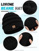 Thumbnail 1 de Winter Beanie Hat Scarf Gloves Set, Touchscreen Pack 🧣