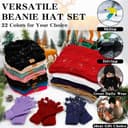 Thumbnail 6 de Winter Beanie Hat Scarf Gloves Set, Touchscreen Pack 🧣