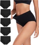 Thumbnail 4 de wirarpa Women's Cotton High Waist Briefs 5-pack 🩲