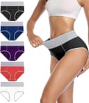 Thumbnail 5 de wirarpa Women's Cotton High Waist Briefs 5-pack 🩲