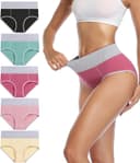 Thumbnail 6 de wirarpa Women's Cotton High Waist Briefs 5-pack 🩲