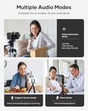 Thumbnail 6 de Wireless Lavalier Microphone 80h Battery Life 🎤