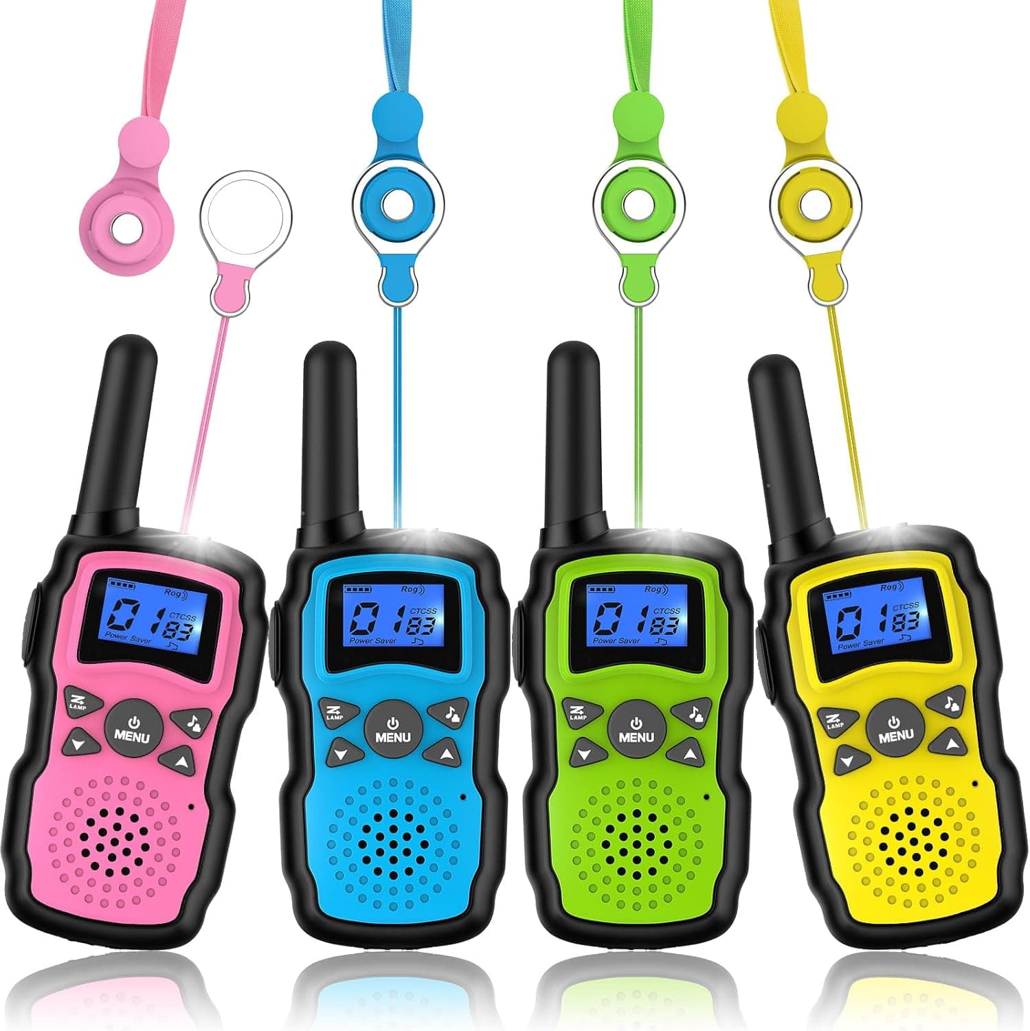 Wishouse Walkie Talkies 4-Pack Kids Radio 🎧