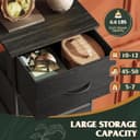 Thumbnail 4 de WLIVE 5-Drawer Fabric Dresser ⌚