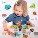 Thumbnail 4 de Wooden Alphabet Animal Peg Puzzles 52-piece 🧩