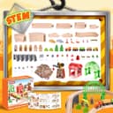 Thumbnail 3 de Wooden Train Set 102-Piece Expandable Track 🚂