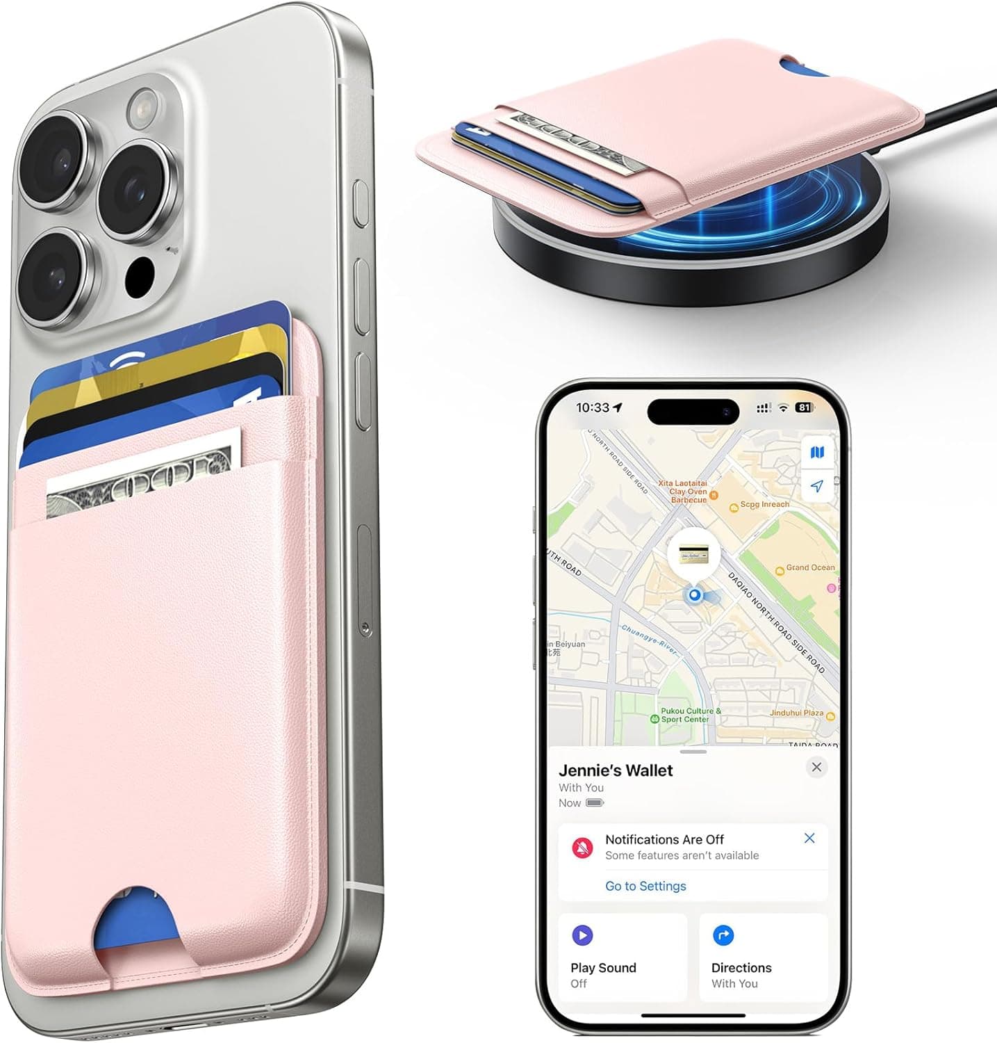 Wtuhu MagSafe Wallet Slim RFID-Blocking 5-card 📱