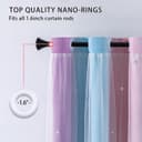 Thumbnail 3 de XiDi Purple Curtains 42 in Long Drapes 🪟