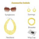 Thumbnail 2 de Yan Dream Short Curly Wig with Glasses 🎩