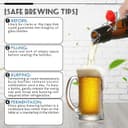 Thumbnail 5 de YEBODA 12 oz Amber Beer Bottles with Flip Caps 🍺