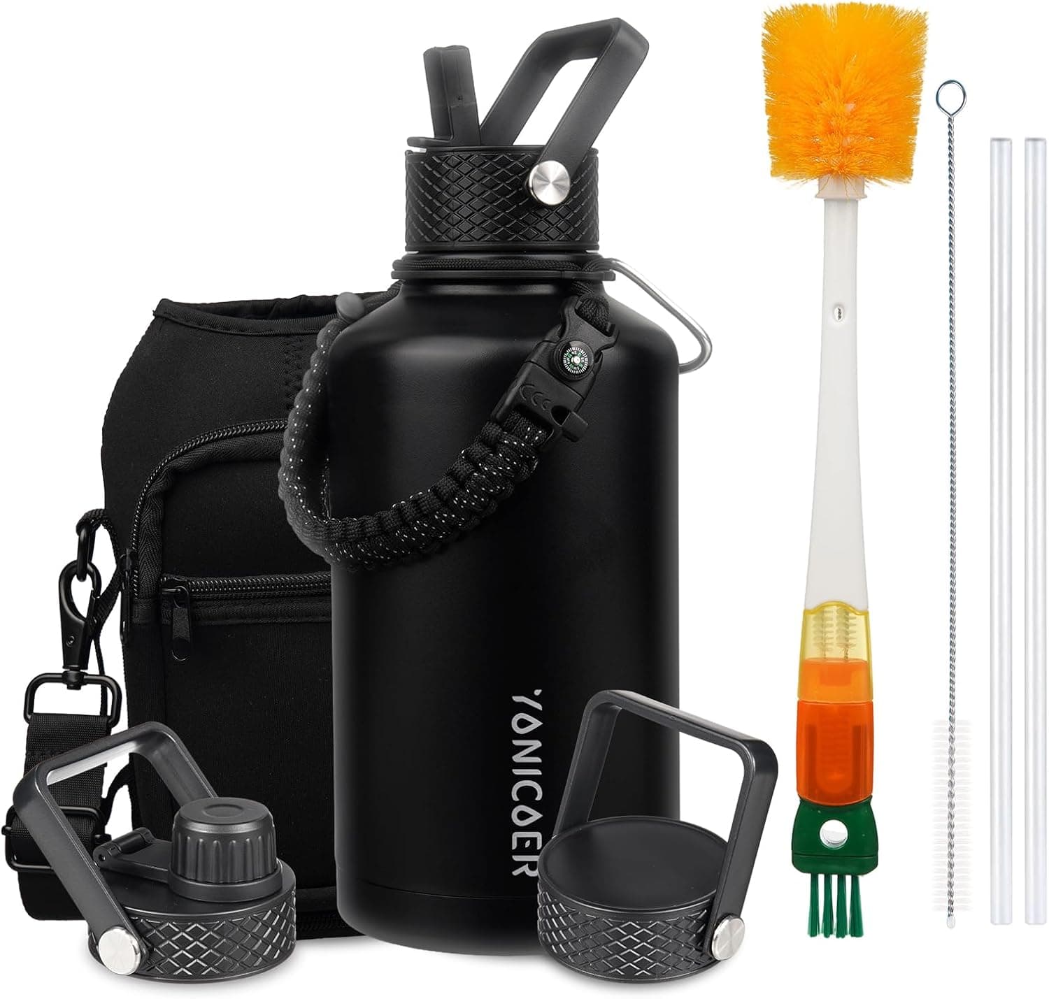 YONICOER Insulated Water Bottle 64oz, triple-wall 🥤