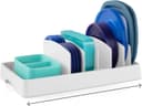 Thumbnail principal de YouCopia StoraLid Food Container Lid Organizer, Expandable with Tall Dividers, White 📦