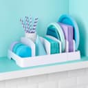 Thumbnail 6 de YouCopia StoraLid Food Container Lid Organizer, Expandable with Tall Dividers, White 📦