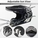 Thumbnail 3 de Youth Dirt Bike Helmet DOT Approved Kids Motocross Helmet 🚴♂️