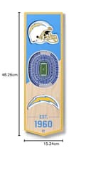 Thumbnail 7 de YouTheFan NFL 3D Stadium Banner 6x19 🖼️