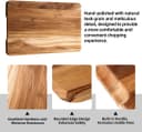 Thumbnail 5 de YUSOTAN Teak Wood Cutting Board Set 3 🍽️