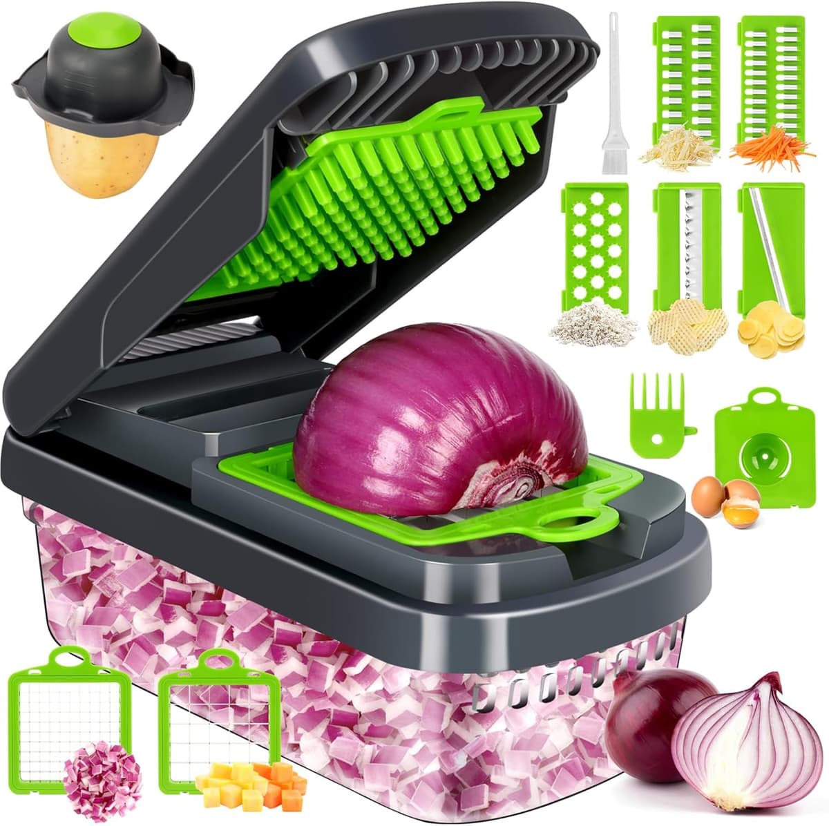 Yusshn 12-in-1 Vegetable Chopper 🍳