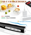 Thumbnail 3 de YUSWKO Milk Frother 3-Speed Handheld 🎧