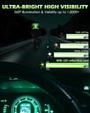 Thumbnail 1 de Zacro LED Reflective Running Vest with 5 Lights 🏃♂️