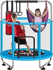 ZCMHAXJ 55-inch kids trampoline with enclosure 🤸♀️