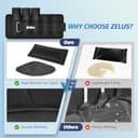 Thumbnail 2 de ZELUS Adjustable Ankle Weights 10 lb 🏋️♀️