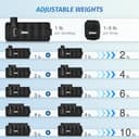 Thumbnail 4 de ZELUS Adjustable Ankle Weights 10 lb 🏋️♀️